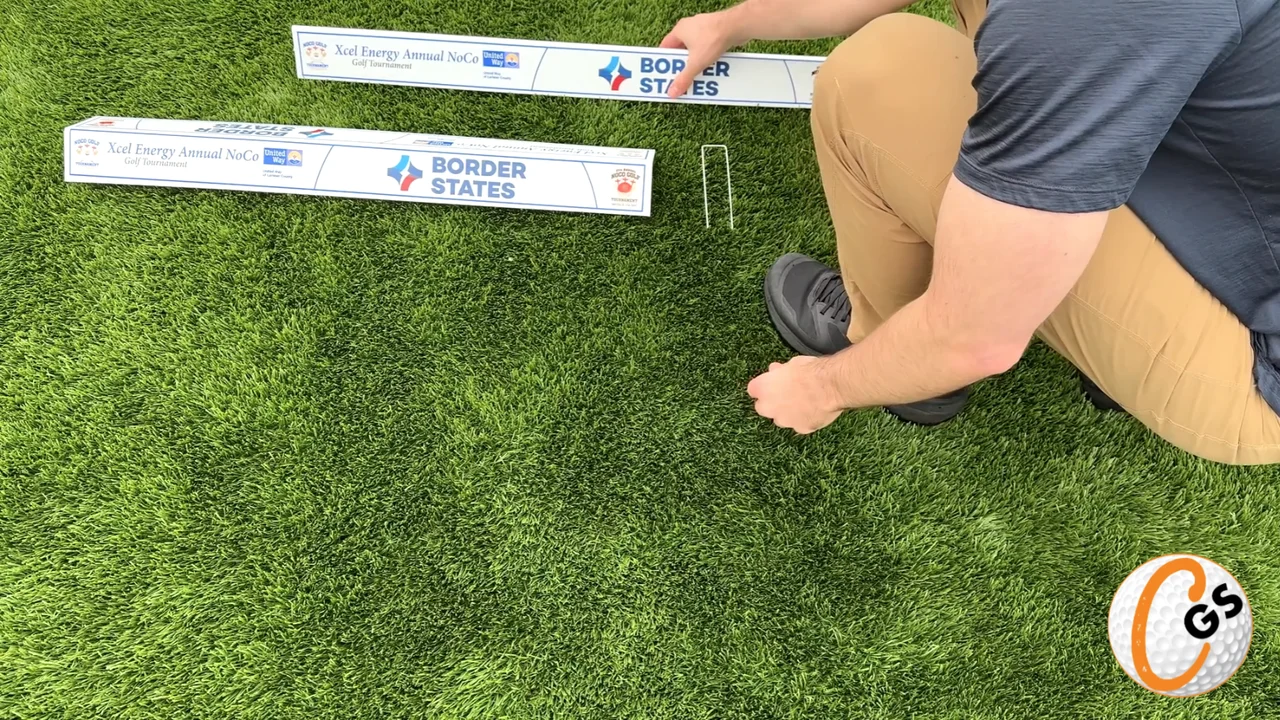 Driving Range Signs Installation
