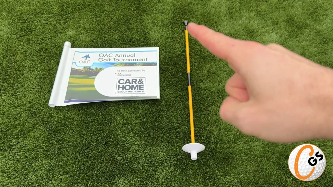 How to Install a Golf Pin Flag — Single or Double-Sided